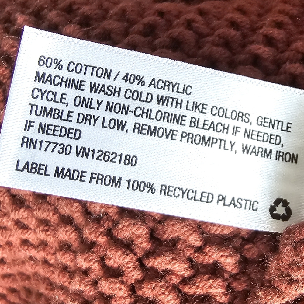 ☆ UNIVERSAL THREAD Rustic Red Ruffle Cardigan, XS - Picture 8 of 8